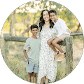 Teri Ramsamy, Perth lawyer reviewer, with her two sons. Clairs Keeley Lawyers provide family & commercial law, wills & estates for Perth.